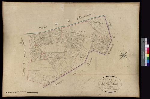 Jonquières - Cadastre napoléonien, section E2