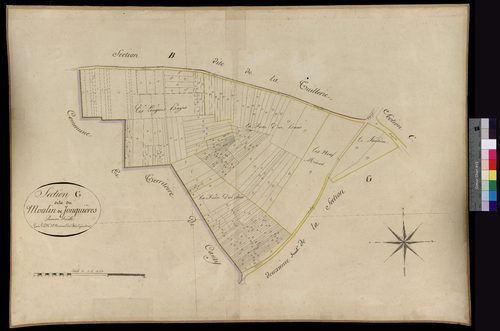Jonquières - Cadastre napoléonien, section G1