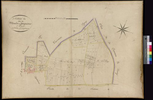 Jonquières - Cadastre napoléonien, section G3