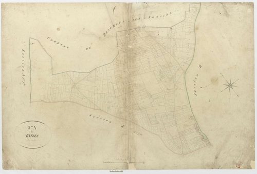 Jouy-sous-Thelle - Cadastre napoléonien, section A2