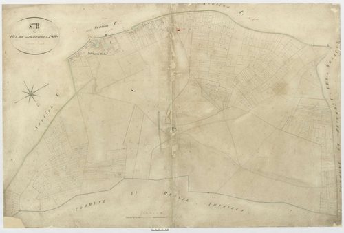 Jouy-sous-Thelle - Cadastre napoléonien, section B