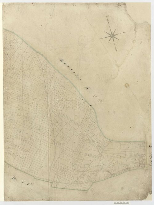 Jouy-sous-Thelle - Cadastre napoléonien, section E2