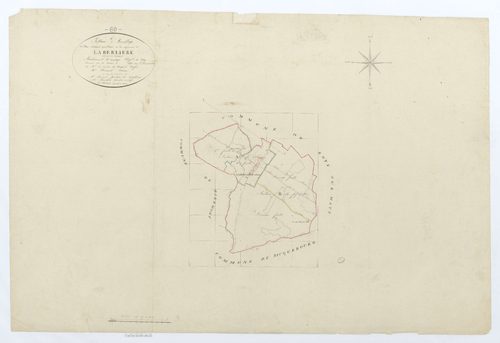 Berlière - Cadastre napoléonien, tableau d'assemblage