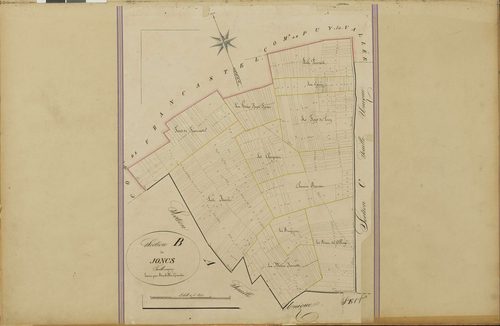 Lachaussée-du-Bois-d'Écu - Cadastre napoléonien, section B