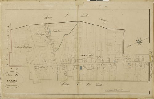 Lachaussée-du-Bois-d'Écu - Cadastre napoléonien, section E1