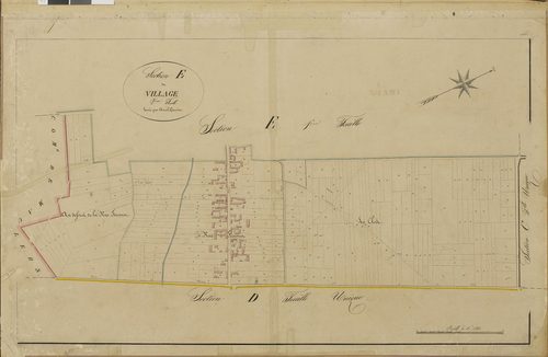 Lachaussée-du-Bois-d'Écu - Cadastre napoléonien, section E2