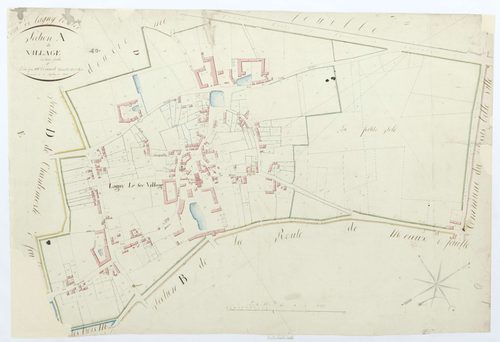 Lagny-le-Sec - Cadastre napoléonien, section A1