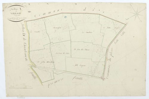 Lagny-le-Sec - Cadastre napoléonien, section A2