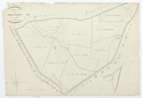 Lagny-le-Sec - Cadastre napoléonien, section C2