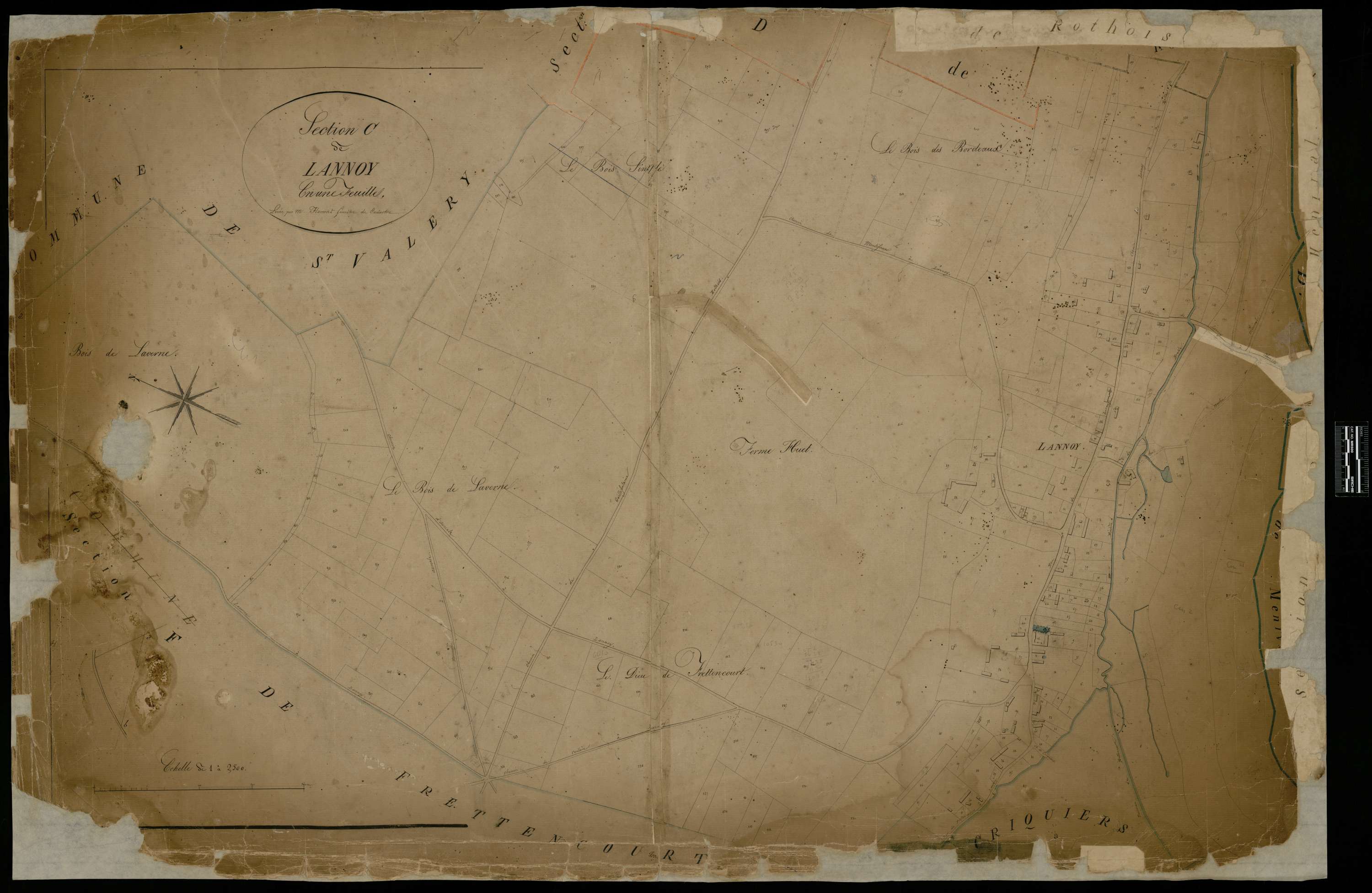 Lannoy-Cuillère - Cadastre napoléonien, section C