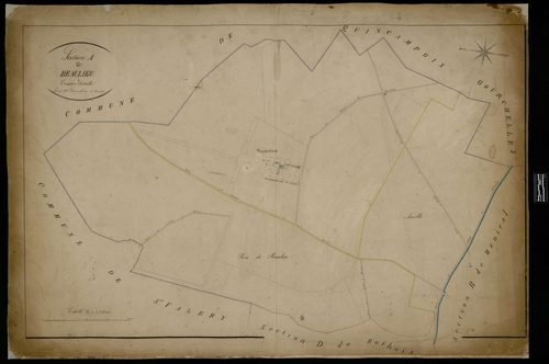 Lannoy-Cuillère - Cadastre napoléonien, section A