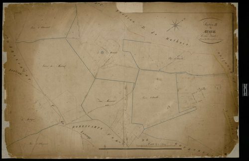 Lannoy-Cuillère - Cadastre napoléonien, section B