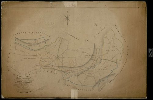 Lannoy-Cuillère - Cadastre napoléonien, tableau d'assemblage