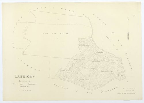 Lassigny - Cadastre napoléonien (copie), section A2