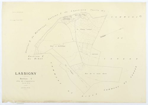 Lassigny - Cadastre napoléonien (copie), section C2