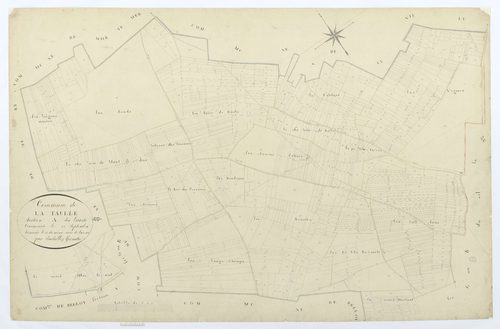 Lataule - Cadastre napoléonien, section A, feuille unique