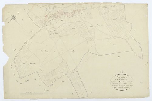 Lataule - Cadastre napoléonien, section B, feuille unique