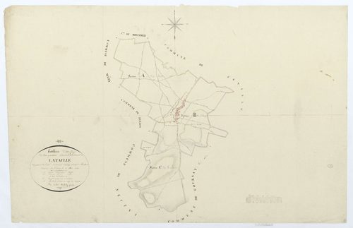 Lataule - Cadastre napoléonien, tableau d'assemblage