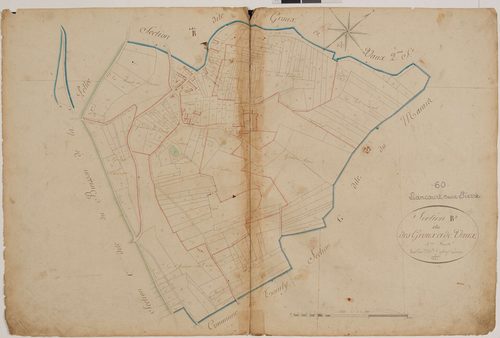 Liancourt-Saint-Pierre - Cadastre napoléonien, section B3
