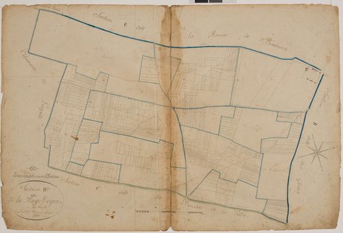 Liancourt-Saint-Pierre - Cadastre napoléonien, section D