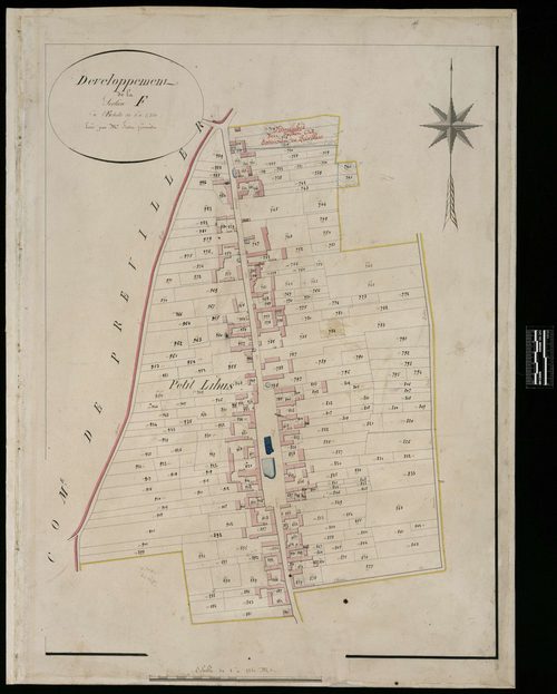 Lihus - Cadastre napoléonien, section F, développement