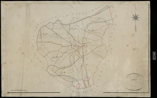 Lihus - Cadastre napoléonien, tableau d'assemblage
