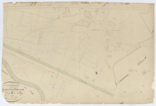 Longueil-Annel - Cadastre napoléonien, section B1