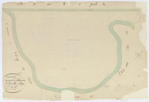 Longueil-Annel - Cadastre napoléonien, section B2