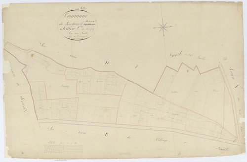 Longueil-Annel - Cadastre napoléonien, section C, feuille unique