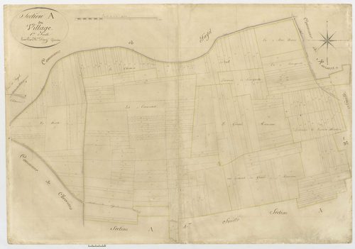 Longueil-Sainte-Marie - Cadastre napoléonien, section A1