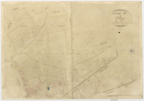 Longueil-Sainte-Marie - Cadastre napoléonien, section A2