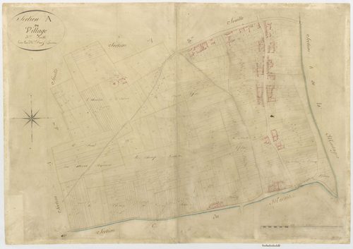 Longueil-Sainte-Marie - Cadastre napoléonien, section A3