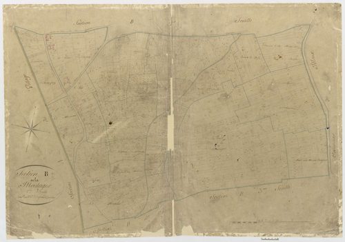 Longueil-Sainte-Marie - Cadastre napoléonien, section B2