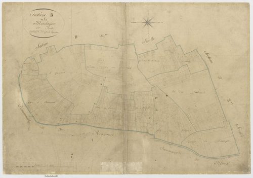 Longueil-Sainte-Marie - Cadastre napoléonien, section B3