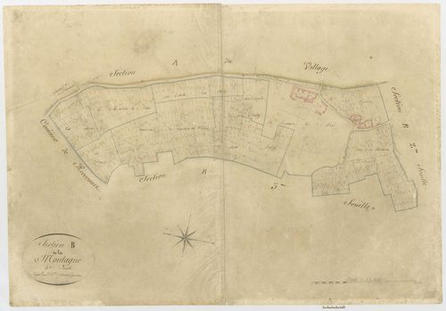Longueil-Sainte-Marie - Cadastre napoléonien, section B4