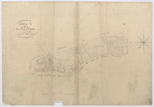 Longueil-Sainte-Marie - Cadastre napoléonien, section A de Rucourt