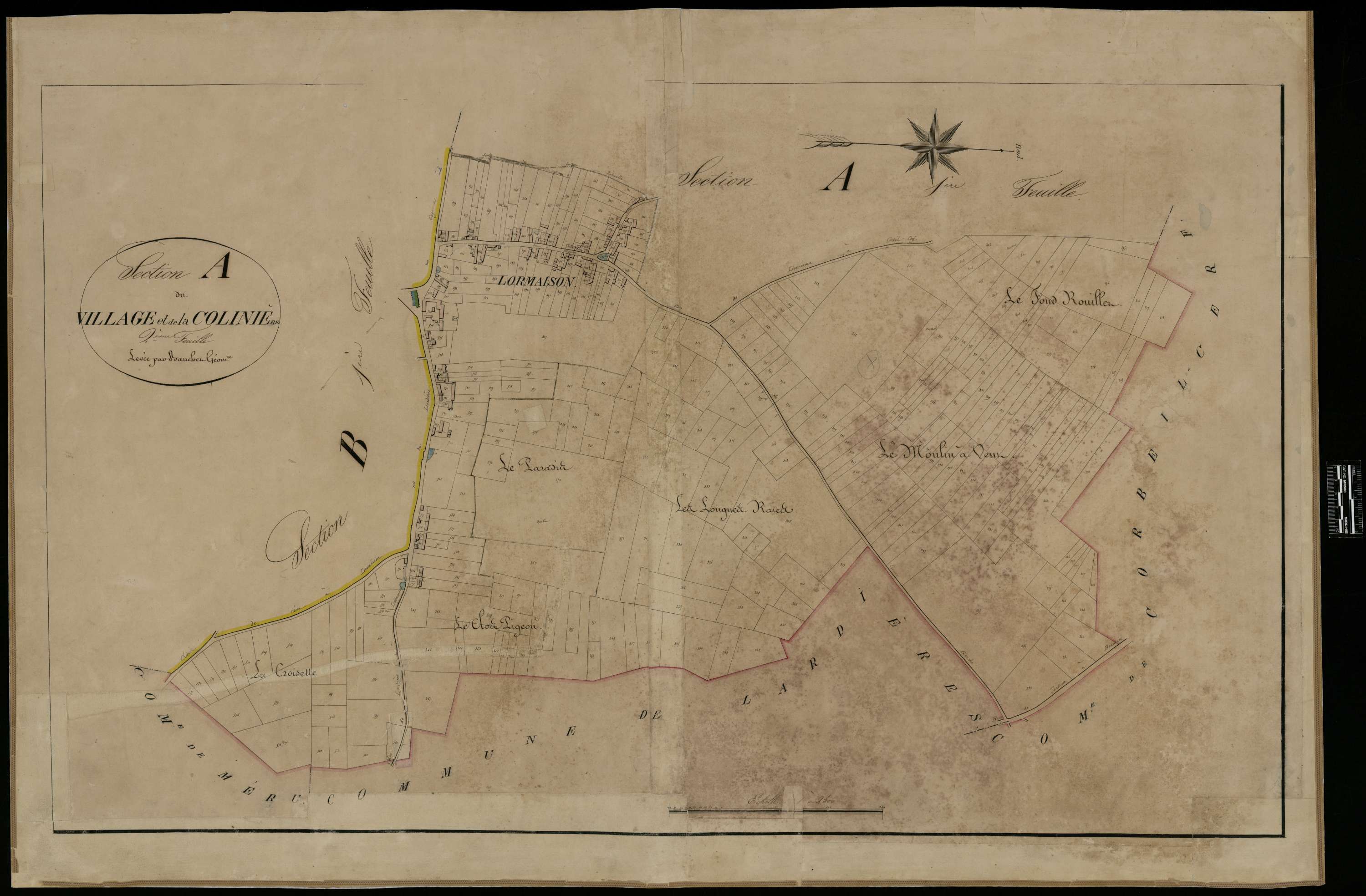 Lormaison - Cadastre napoléonien, section A2
