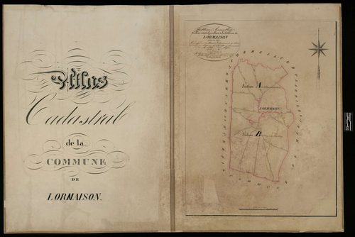 Lormaison - Cadastre napoléonien, tableau d'assemblage