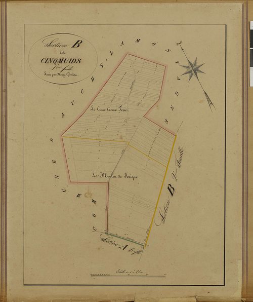 Luchy - Cadastre napoléonien, section B1