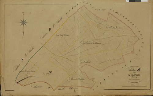 Luchy - Cadastre napoléonien, section B2