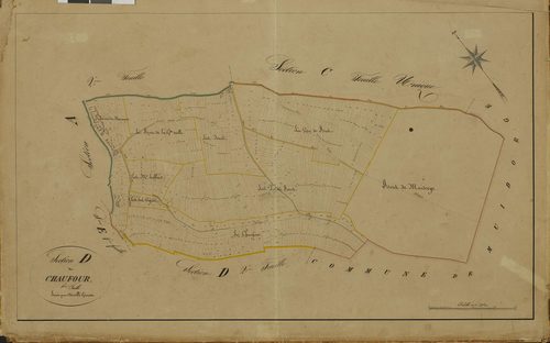 Luchy - Cadastre napoléonien, section D1
