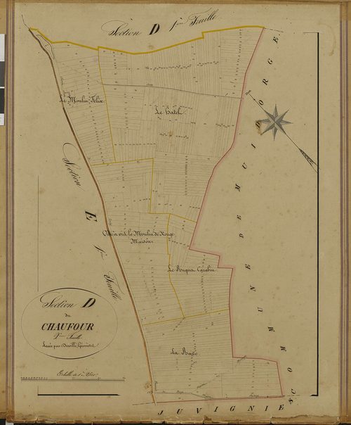 Luchy - Cadastre napoléonien, section D2