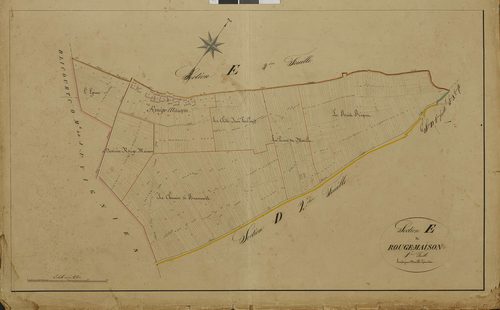Luchy - Cadastre napoléonien, section E1