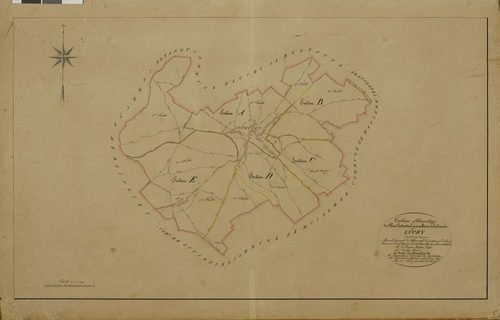 Luchy - Cadastre napoléonien, tableau d'assemblage
