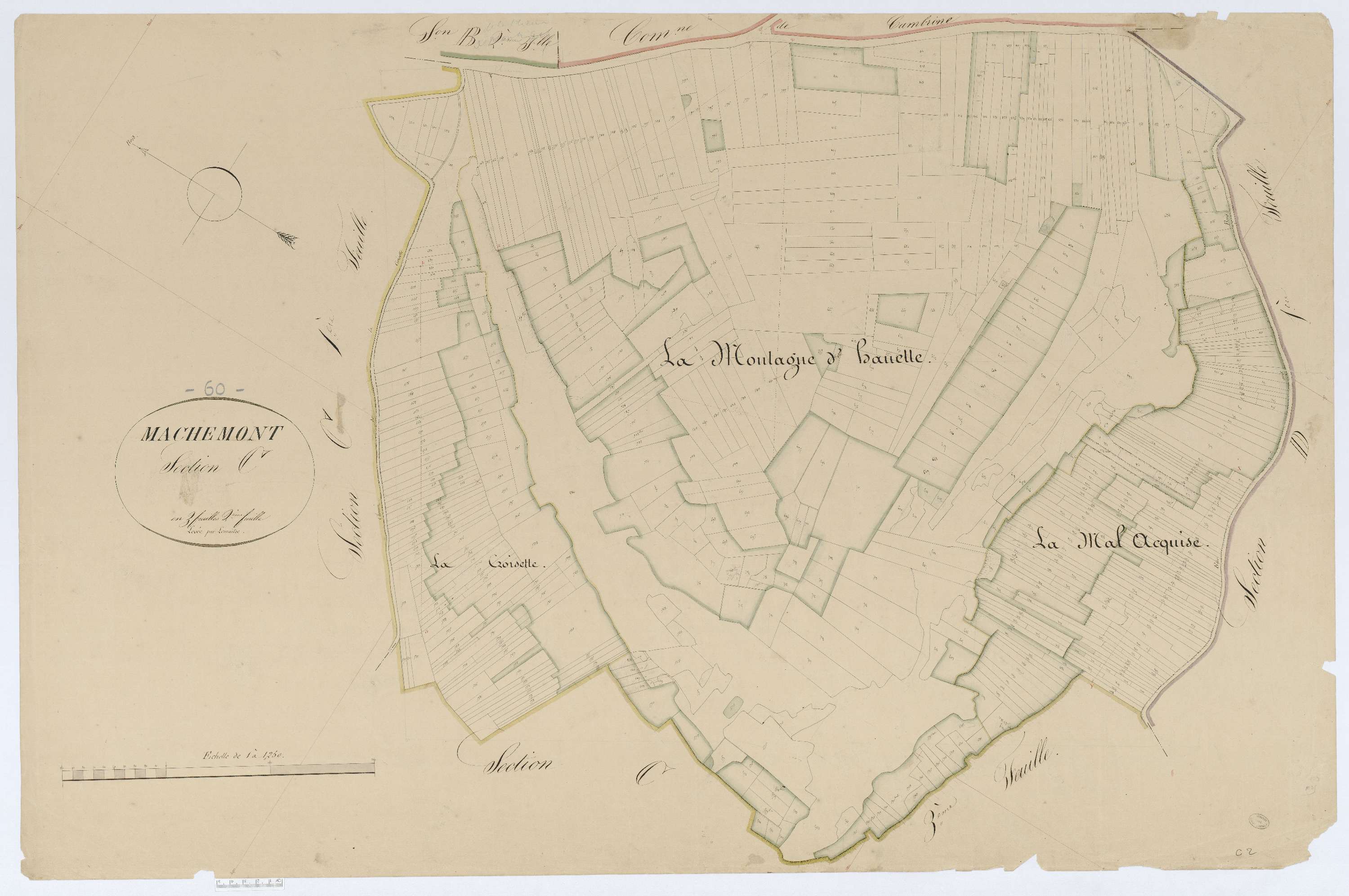 Machemont - Cadastre napoléonien, section C2