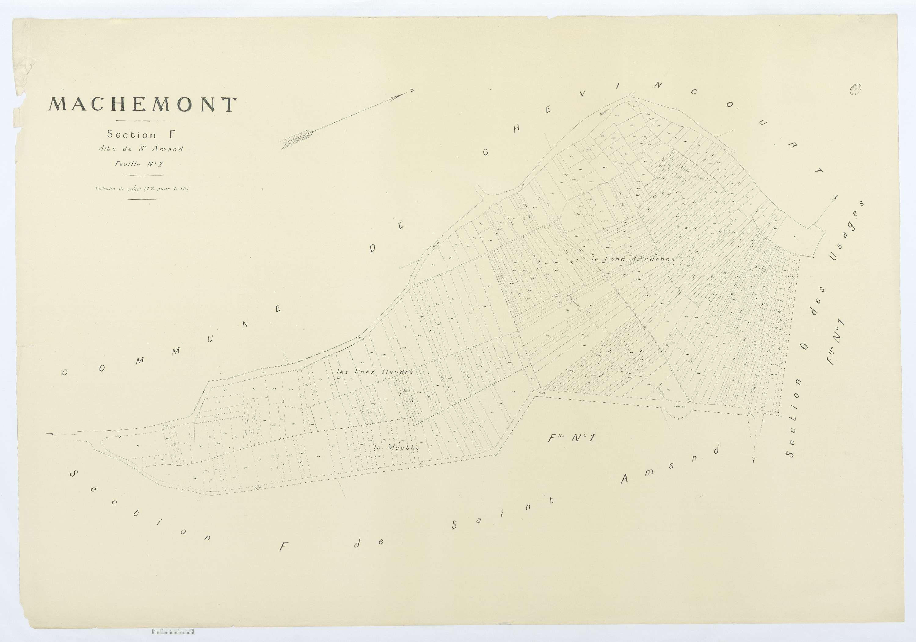 Machemont - Cadastre napoléonien (copie), section F2