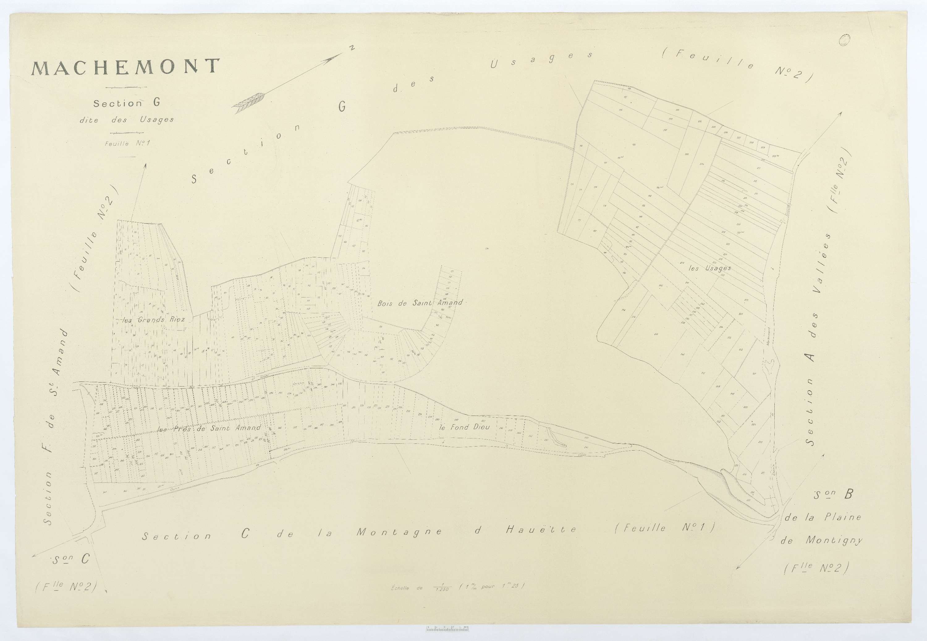 Machemont - Cadastre napoléonien (copie), section G1