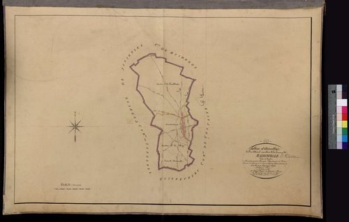 Maisoncelle-Saint-Pierre - Cadastre napoléonien, tableau d'assemblage