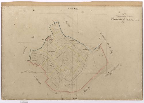 Maisoncelle-Tuilerie - Cadastre napoléonien, section C