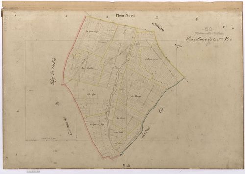 Maisoncelle-Tuilerie - Cadastre napoléonien, section E